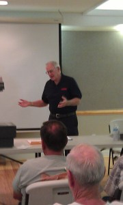 Dave Compton provide a presentation on tips, techniques and equipment he uses when targeting fish.