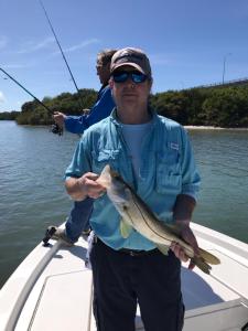 Club Member Steve Hedgpeth FFlorida winter snook fishing.