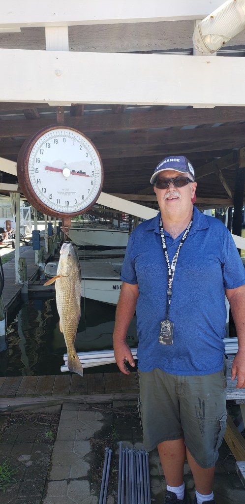 James Morgan with 5lb 6oz Puppy Drum